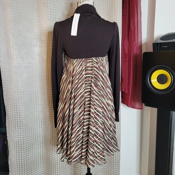 NWT Diane Von Furstenberg Silk & Wool Ailis dress - Size 8 - Picture 4 of 9